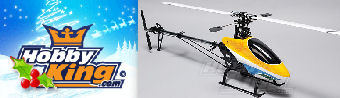HK-500GT 3D Electric Helicopter Kit  (incl. blades and extras) $67.29